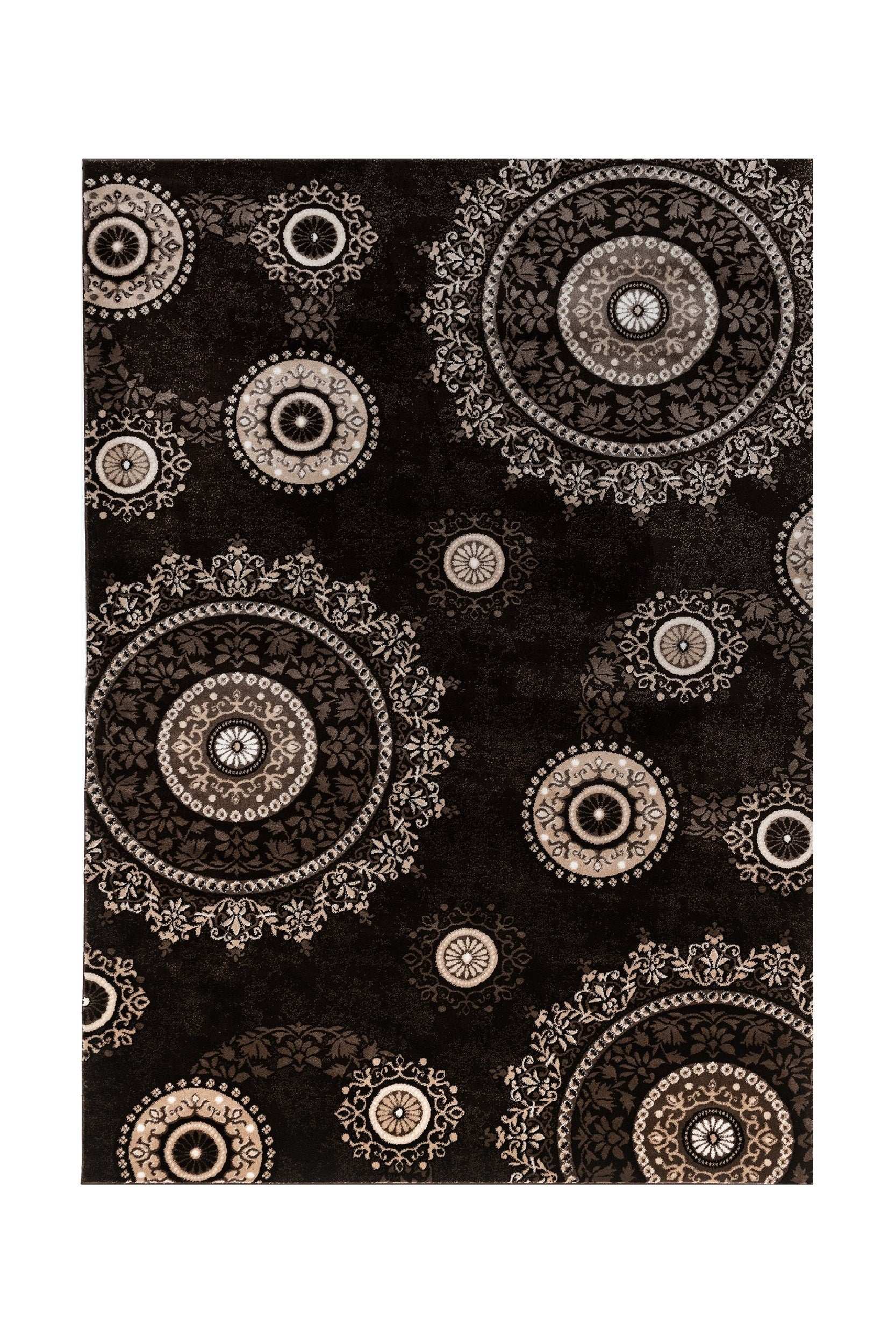 Covor Modern Bucatarie Maro din Polipropilena Festival 1041B