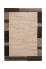 Covor Modern Bucatarie Bej/Maro din Polipropilena Dreptunghiular LuxVerso 1382A