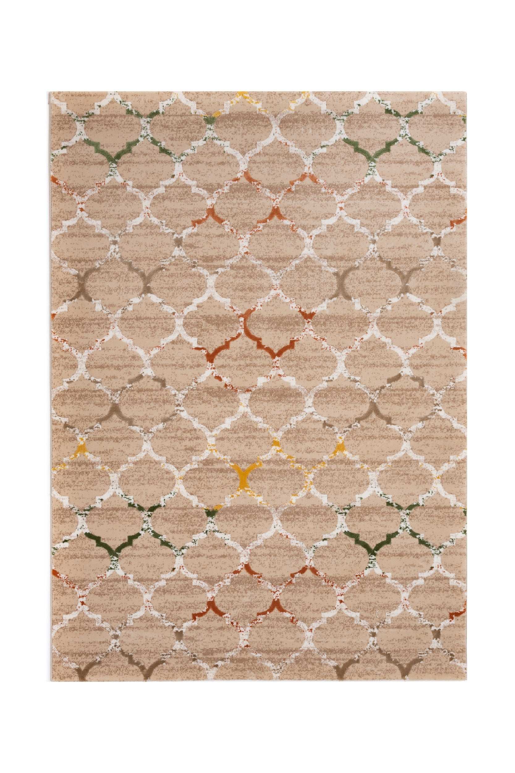 Covor Modern Camera Copii/Living Bej/Multicolor Dreptunghiular - Defne 1667A