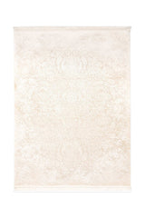 Covor Modern Dormitor Crem/Bej din Acril Dreptunghiular - Aysil 1861D