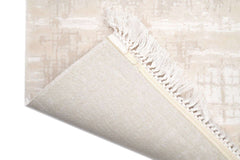 Covor Modern Dormitor Crem/Alb din Acril - Aysil 1871A