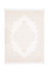 Covor Modern Living Crem/Alb din Acril Dreptunghiular - Aysil 1897B