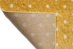 Covor Modern Camera Copii Galben/Crem din Polipropilena Dreptunghiular - Emily 2322A