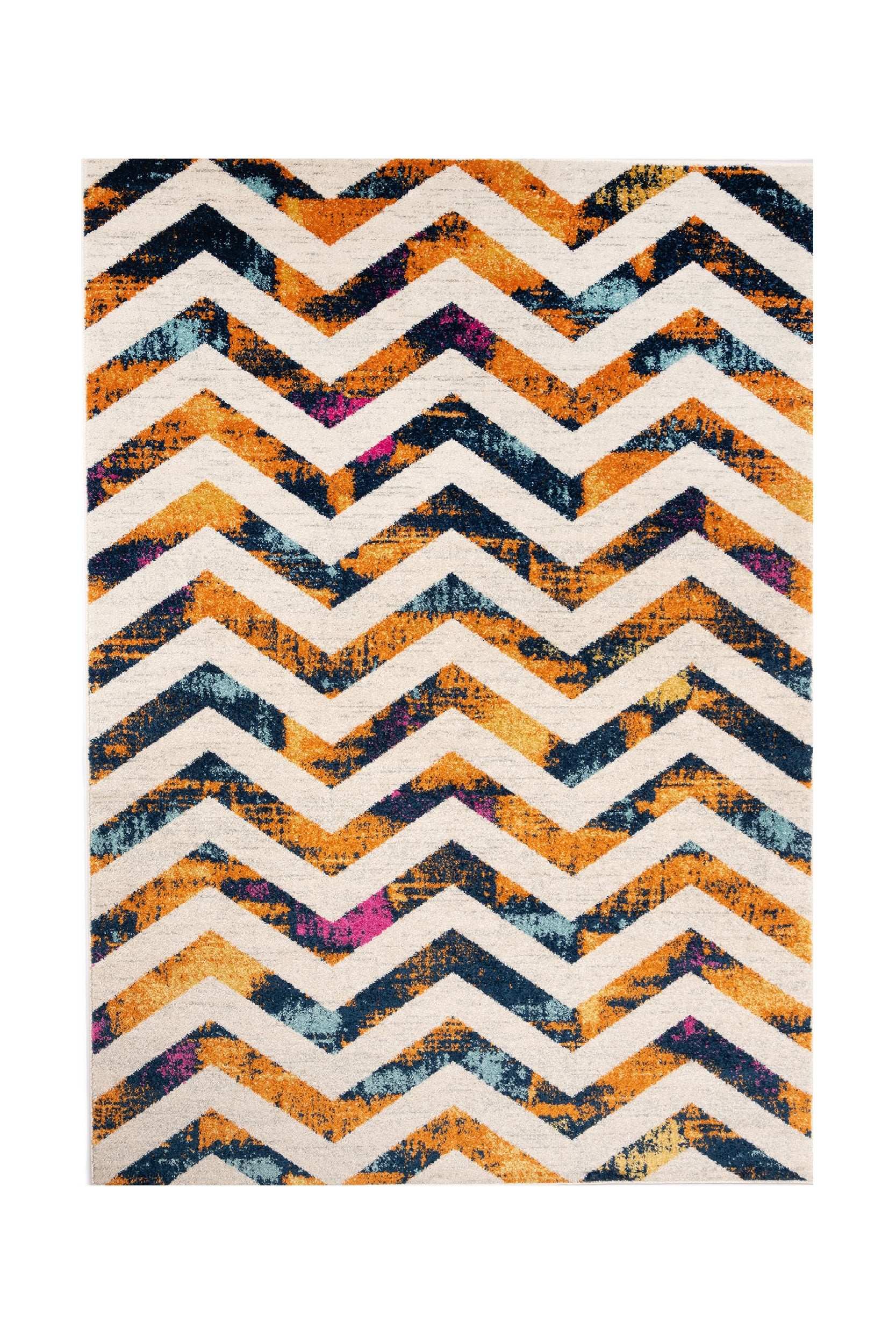 Covor Modern Camera Copii Gri/Multicolor din Polipropilena Dreptunghiular - Emily 2353A