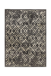 Covor Modern Bucatarie Gri din Poliester Dreptunghiular Otantik 2618A