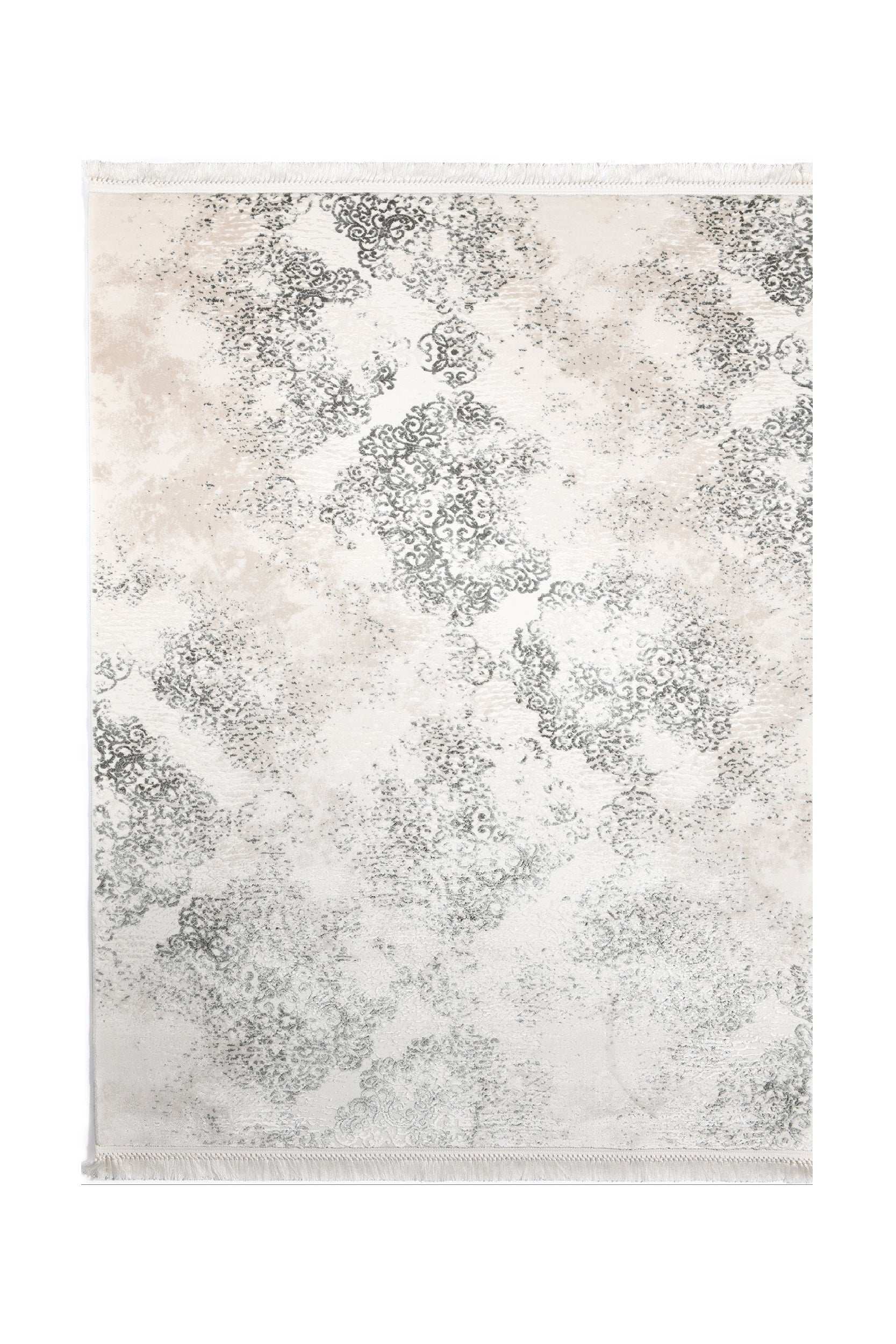 Covor Modern Living Gri/Crem din Acril Dreptunghiular -Aysil 2820C