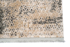 Covor Modern Living Bej/Gri din Acril Dreptunghiular Violet 2848A