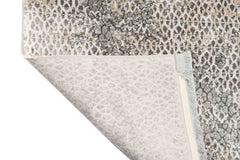 Covor Modern Living Bej/Gri din Acril Dreptunghiular Violet 2848A