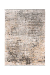 Covor Modern Living Bej/Gri din Acril Dreptunghiular Violet 2848A