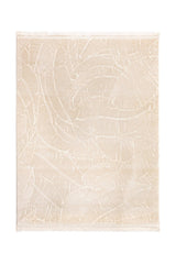 Covor Modern Living Crem/Alb din Acril Dreptunghiular -Aysil 2961A