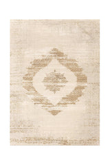 Covor Clasic Dormitor Bej/Crem din Poliester/Polipropilena SilaLux 2983A