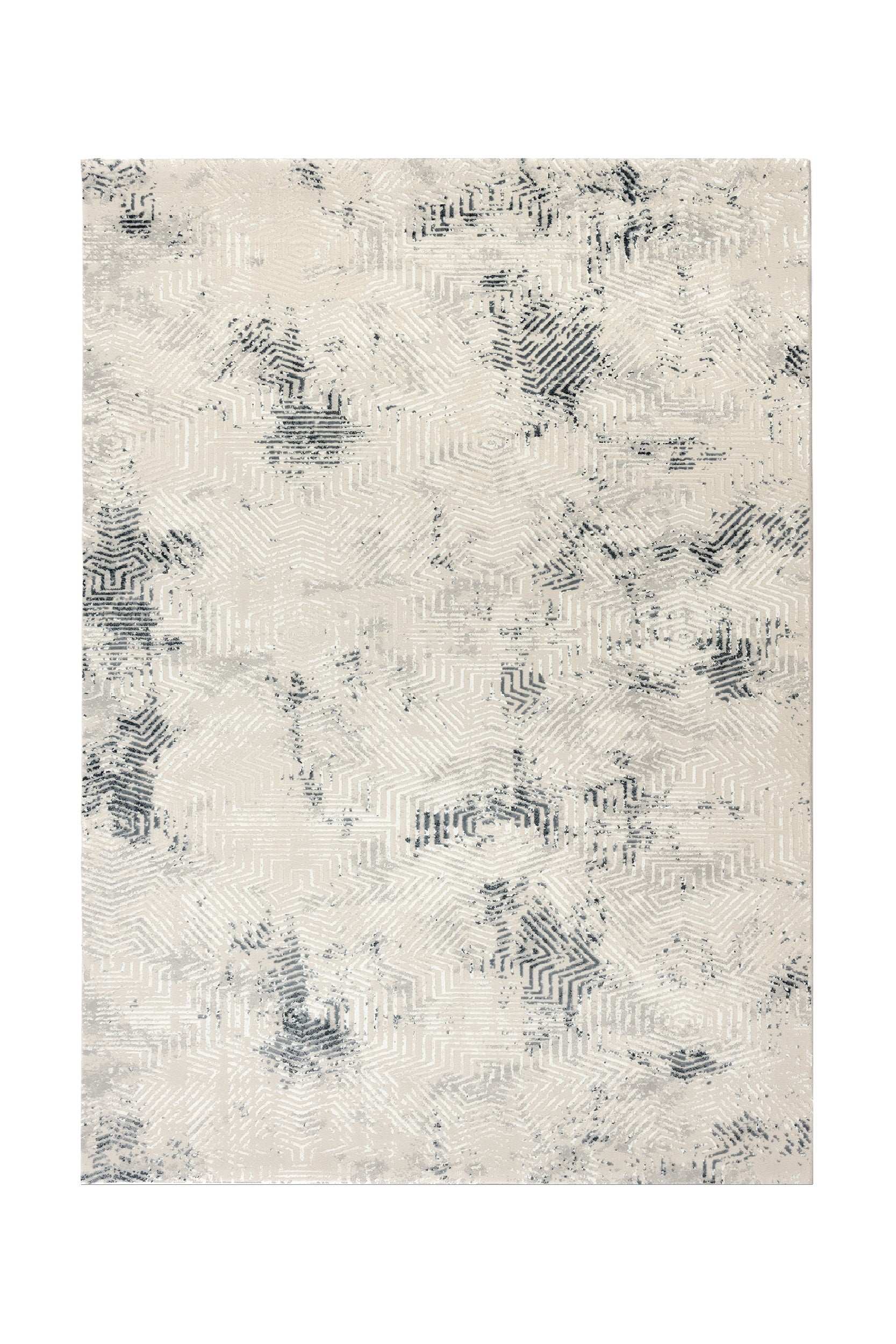 Covor Modern Living Albastru/Gri din Poliester/Polipropilena SilaLux 2990A