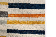 Covor Modern Camera Copii Crem/Gri/Multicolor din Polipropilena Dreptunghiular - Emily 3355A