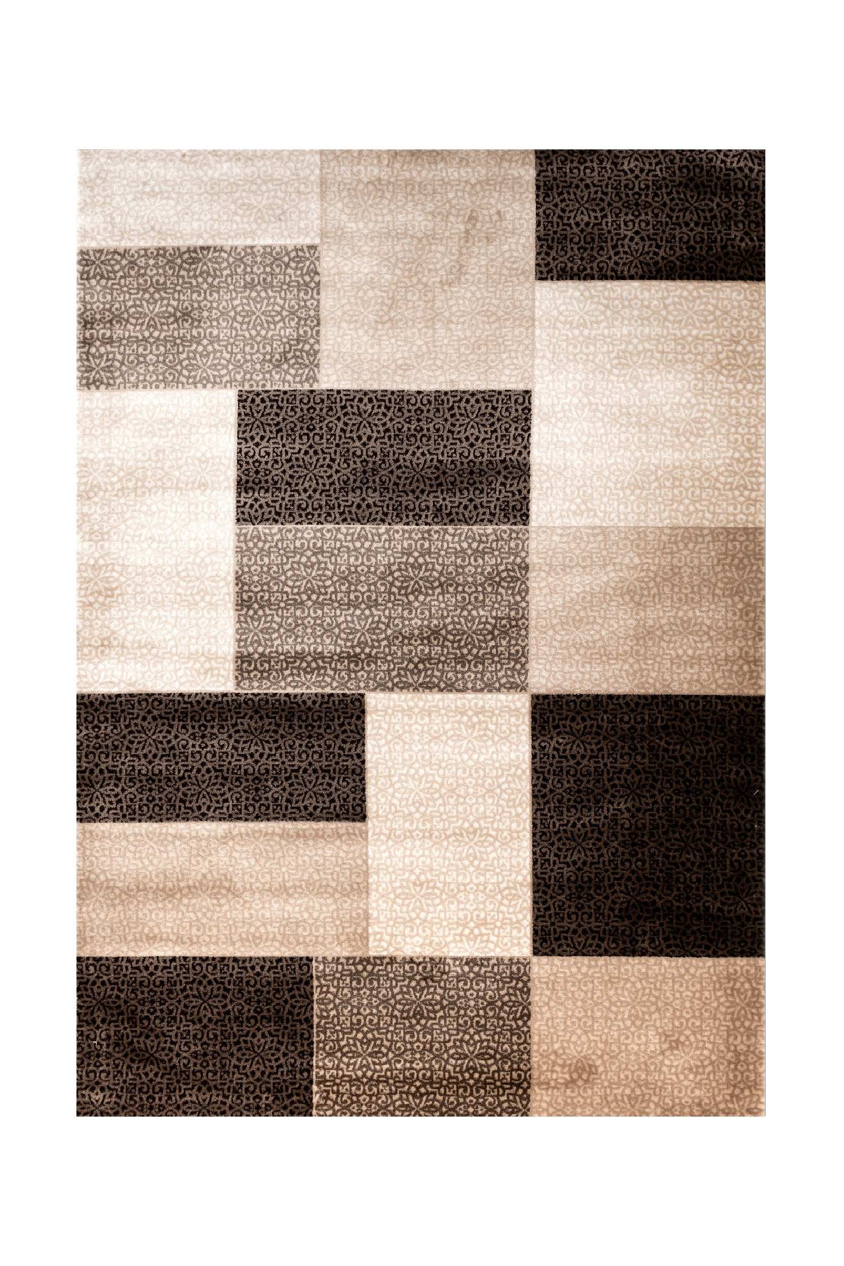 Covor Modern Bucatarie Bej/Maro din Polipropilena Festival 3635B