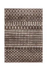 Covor Abstract Bucatarie Maro/Bej din Polipropilena Dreptunghiular LuxVerso 4683A