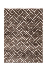 Covor Modern Bucatarie Maro din Polipropilena Dreptunghiular LuxVerso 4687A