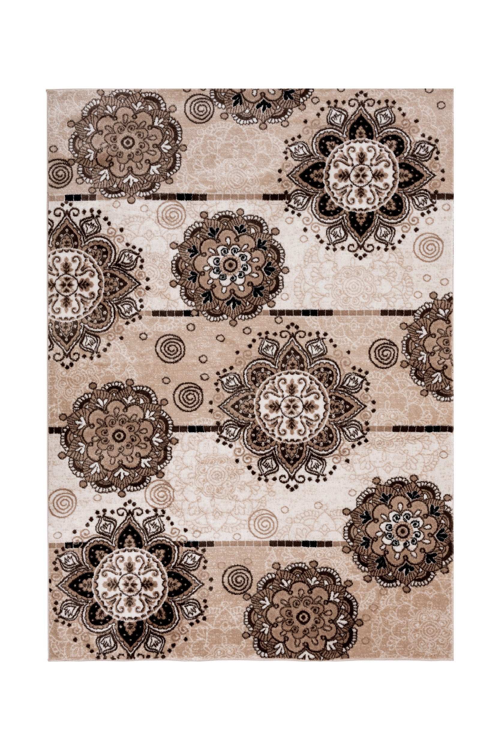 Covor Modern Bucatarie Bej din Polipropilena Festival 7349B