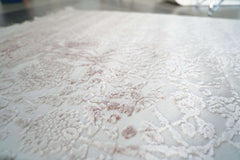 Covor Abstract Living Crem/Roz din Acril - Aysil 1584A