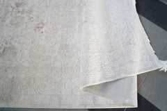 Covor Abstract Living Crem/Roz din Acril - Aysil 1584A