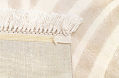 Covor Modern Living Crem/Alb din Acril Dreptunghiular - Aysil 2960A