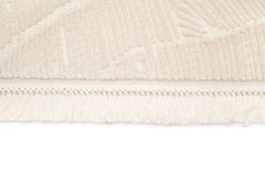 Covor Modern Living Crem/Alb din Acril Dreptunghiular -Aysil 2961A