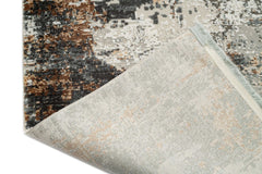 Covor PREMIUM Modern/Abstract Dormitor Gri/Bej din Bambus/Acril Adonis 2684B