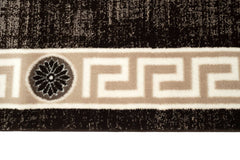 Covor Clasic Bucatarie Maro/Bej din Polipropilena Festival 4184B