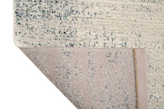 Covor Traditional Living Albastru/Gri din Poliester/Polipropilena SilaLux 2983A franjuri