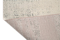 Covor Traditional Living Gri/Crem din Poliester/Polipropilena SilaLux 2983A franjuri