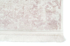 Covor Abstract/Modern Living Crem/Roz din Acril - Aysil 1717B