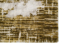 Covor Modern Dormitor Verde/Gri din Acril Topkapi R007A