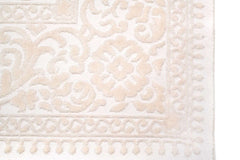 Covor Modern Living Crem/Alb din Acril Dreptunghiular - Aysil 1897B