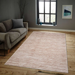 Covor Modern Bucatarie Bej din Acril - Defne Q302A