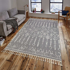 Covor Modern Living Gri din Poliester Dreptunghiular Otantik 2619A