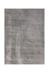 Covor Modern Living/Dormitor Gri din Poliester Dreptunghiular Pufoase TiaraEco