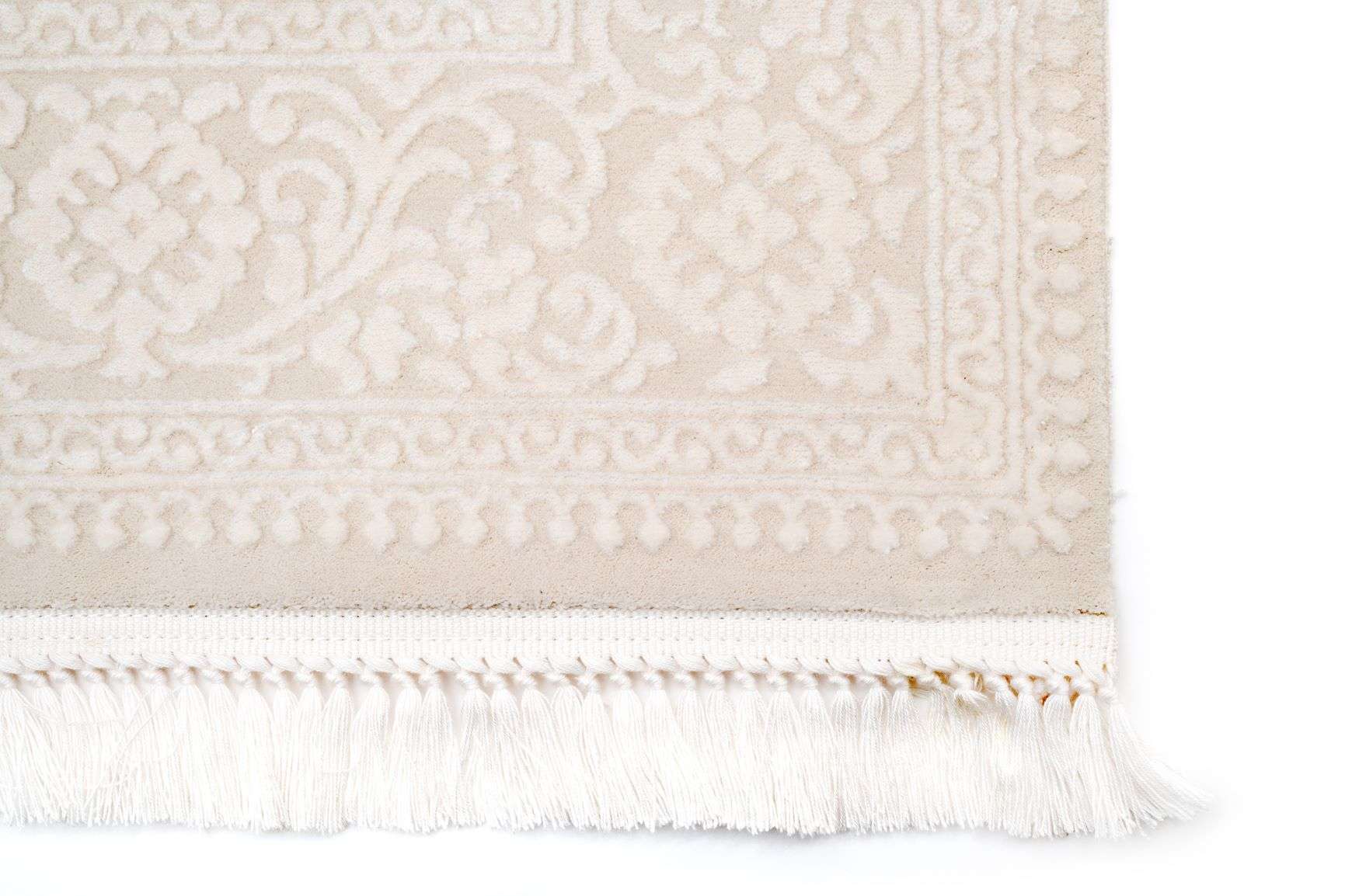 Covor Modern Living Crem/Bej din Acril Dreptunghiular - Aysil 1897B