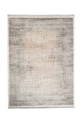 Covor Modern Dormitor Gri/Bej din Acril Dreptunghiular Violet 2153B