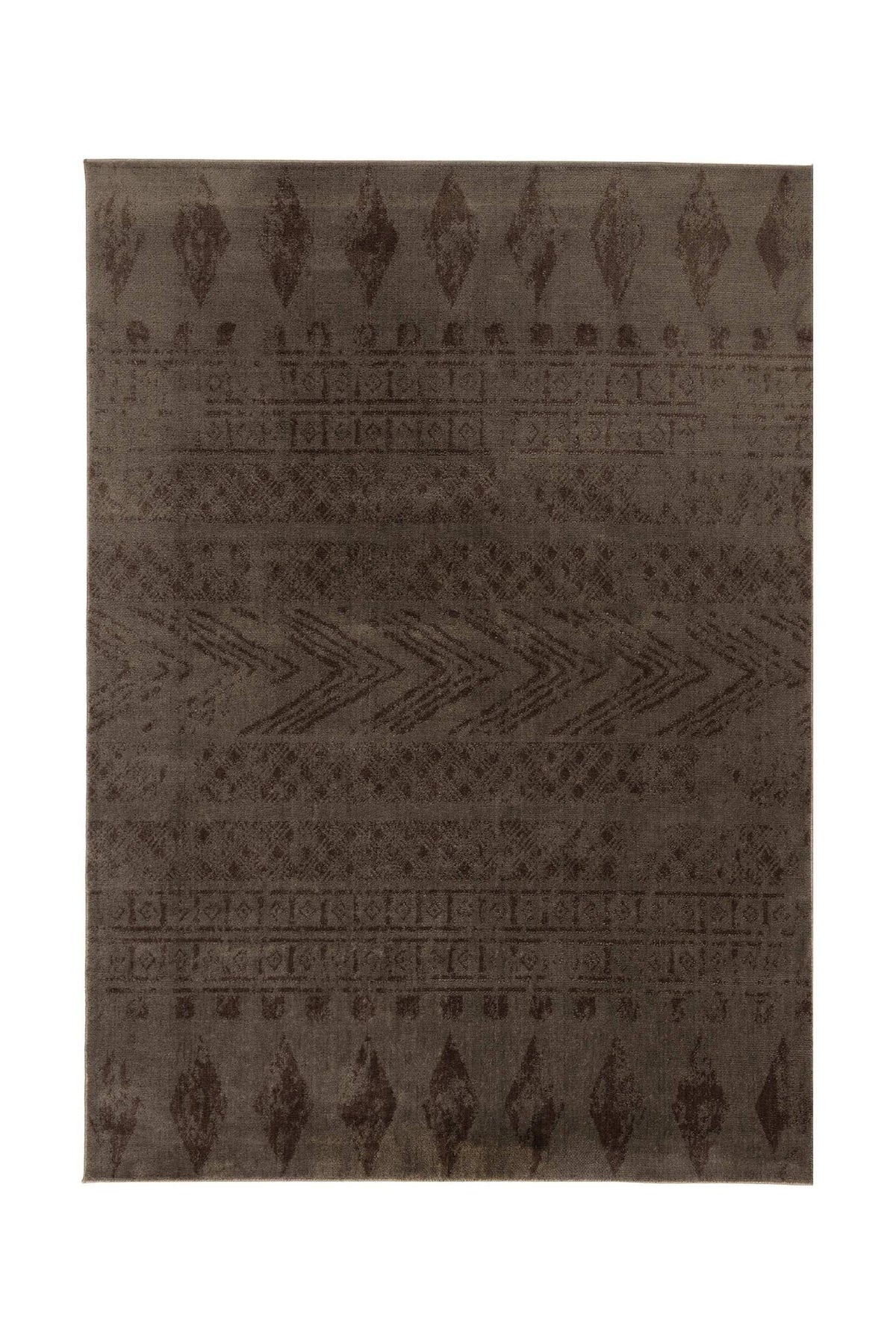Covor Modern/Abstract Bucatarie Maro din Poliester Dreptunghiular Otantik 2617A