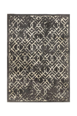 Covor Modern Bucatarie Gri din Poliester Dreptunghiular Otantik 2618A