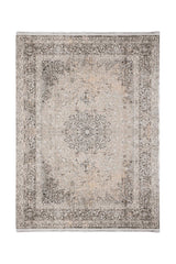 Covor Persan Living Bej/Gri din Acril Dreptunghiular Violet 2801C