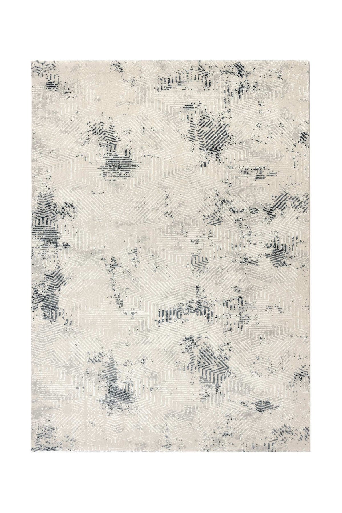 Covor Modern Living Albastru/Gri din Poliester/Polipropilena SilaLux 2990A