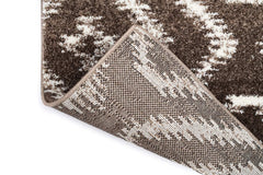 Covor Abstract Bucatarie Maro din Polipropilena Dreptunghiular LuxVerso 4678A