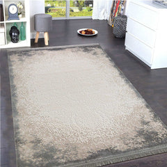 Covor Modern Living Gri/Crem din Acril - Aysil 1861D