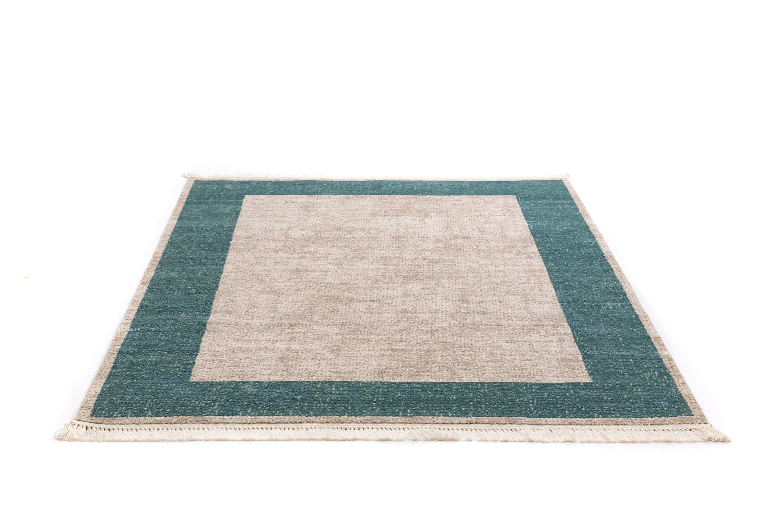 Covor Modern Living Turcoaz/Bej din Acril - Aysil  2142A