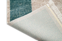 Covor Modern Living Turcoaz/Bej din Acril - Aysil  2142A