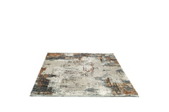Covor PREMIUM Modern/Abstract Dormitor Gri/Bej din Bambus/Acril Adonis 2684B