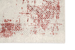 Covor Modern Dormitor Bordo/Crem din Poliester/Polipropilena SilaLux 2930A