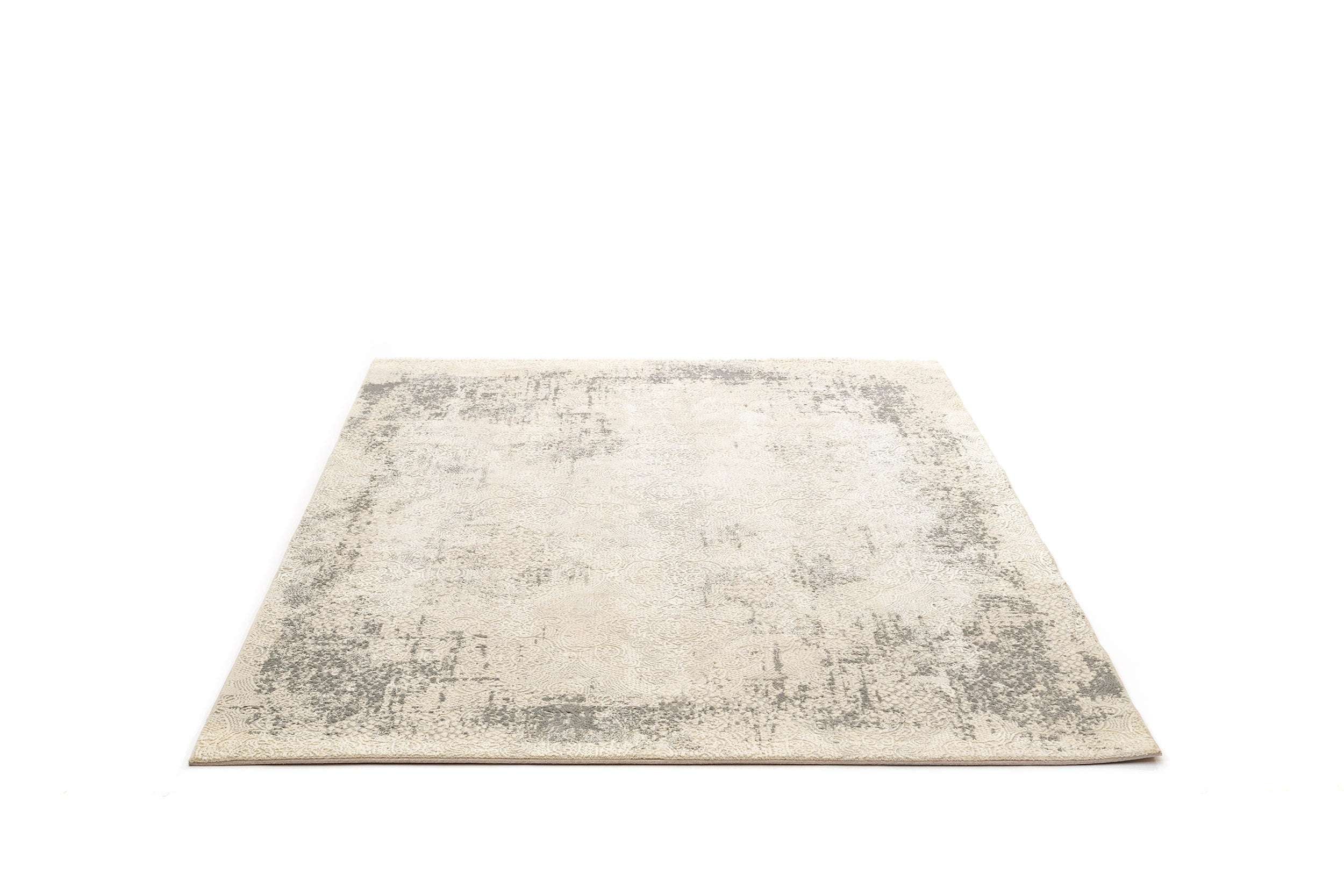 Covor Abstract Living Gri/Bej din Poliester/Polipropilena SilaLux 2930A