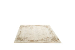 Covor Abstract Living Bej/Crem din Poliester/Polipropilena SilaLux 2930A