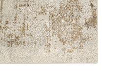 Covor Abstract Living Bej/Crem din Poliester/Polipropilena SilaLux 2930A